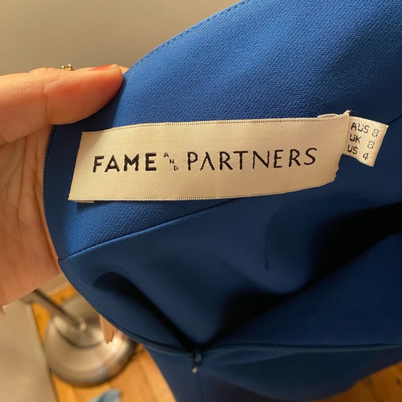 fame and partners blue formal gown / dress - Picture 6 of 8